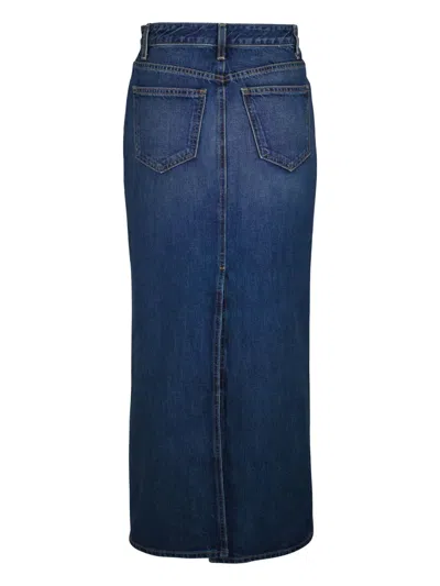Nili Lotan Ozzy Denim Maxi Skirt