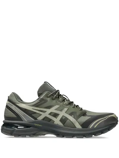 Asics Gel-terrain Mesh-panel Running Sneakers In Green
