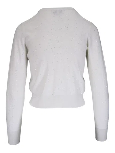 Kinross Cashmere Crew-neck Cardigan