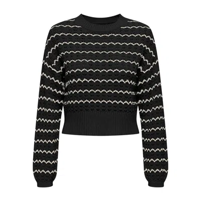 ONLY BLACK COTTON SWEATER 