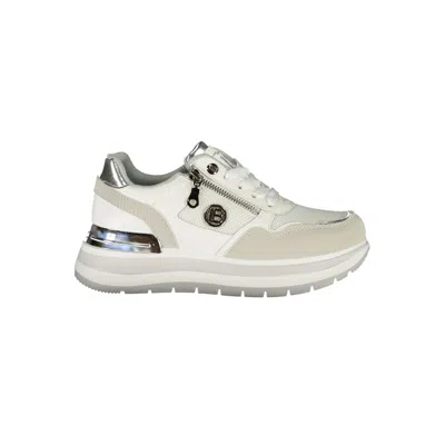 LAURA BIAGIOTTI WHITE POLYESTER WOMEN SNEAKER 
