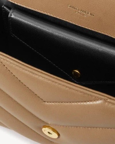 Saint Laurent Small Leather Loulou Shoulder Bag