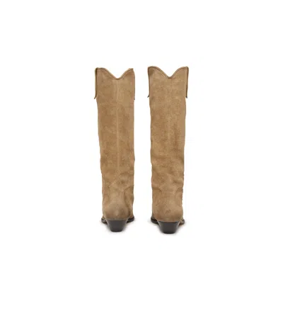 Isabel Marant Denvee Pointed-toe Knee-length Boots In Brown