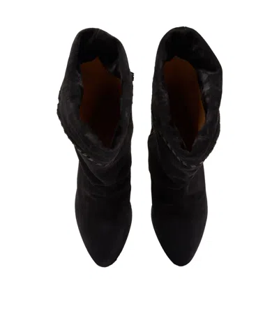 Isabel Marant Sculpted Cone Heel Boots With Tassel Detail