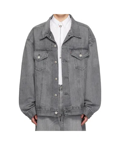 Junya Watanabe Oversized Denim Jacket With Adjustable Back Tabs