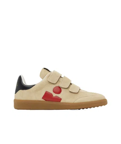 Isabel Marant Suede Luxe Sneakers Rubber Sole In Beige