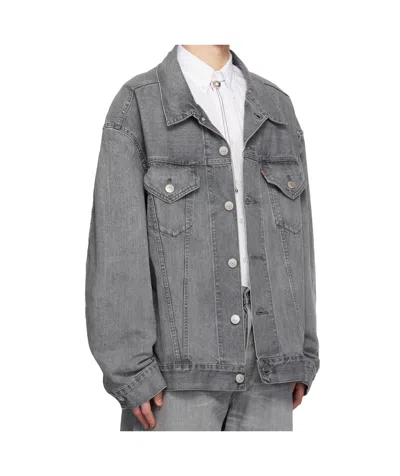 Junya Watanabe Oversized Denim Jacket With Adjustable Back Tabs