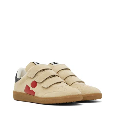 Isabel Marant Suede Luxe Sneakers Rubber Sole In Beige