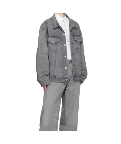 Junya Watanabe Oversized Denim Jacket With Adjustable Back Tabs