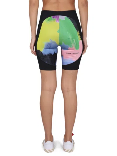 Off-white Brush Stroke Biker Shorts