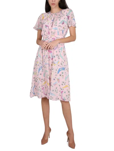 Boutique Moschino "heels And Flowers" Dress