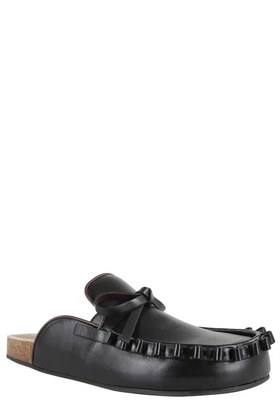 Jw Anderson J. W. Anderson Ruffle Loafer In Black