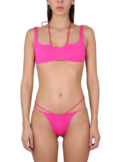 Off-white Lace-up Beachwear Bikini