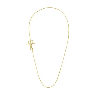 Ami Alexandre Mattiussi Ami Paris Adc 2 In 1 Chain Necklace