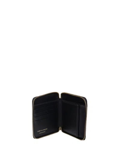 Comme Des Garçons Dots Printed Small Zip Around Wallet