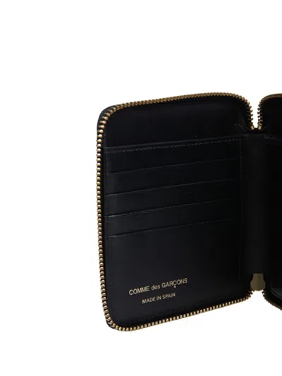 Comme Des Garçons Dots Printed Small Zip Around Wallet