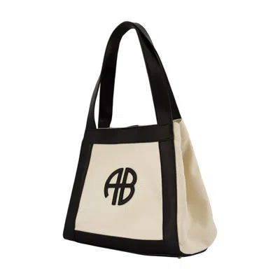 ANINE BING ANINE BING CARA TOTE BAG - COTTON - NEUTRAL 