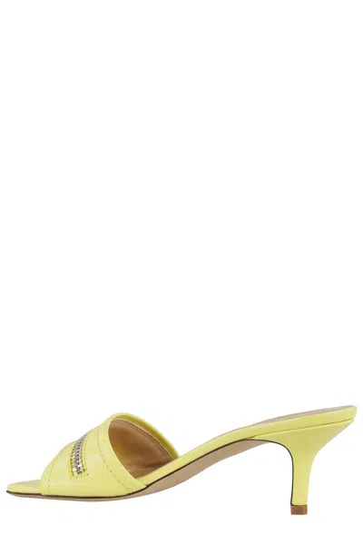 Jw Anderson 55mm Leather Heel Sandals