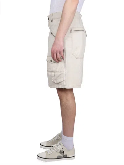 Isabel Marant Denim Shorts With Pockets And Belt Loops