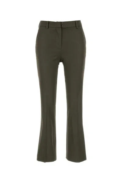 Pt Torino Pant Viscose Stretch Flared Hem