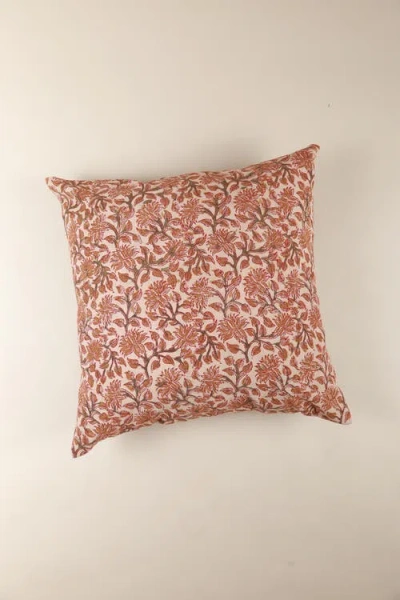 Ninéh Autumn Grove Kalamkari Handcrafted Pillow