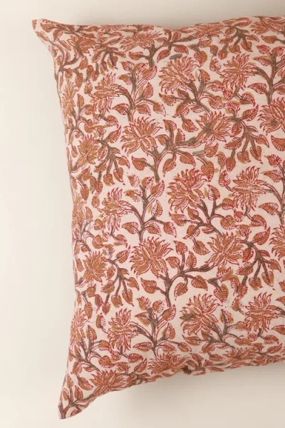 Ninéh Autumn Grove Kalamkari Handcrafted Pillow