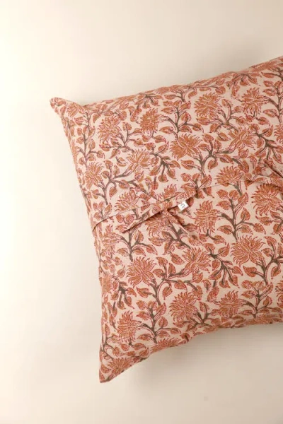 Ninéh Autumn Grove Kalamkari Handcrafted Pillow