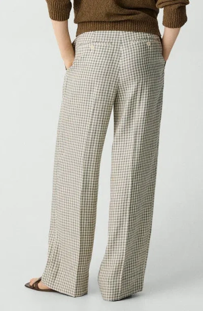 Theory Classic Straight Check Trousers