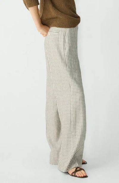 Theory Classic Straight Check Trousers
