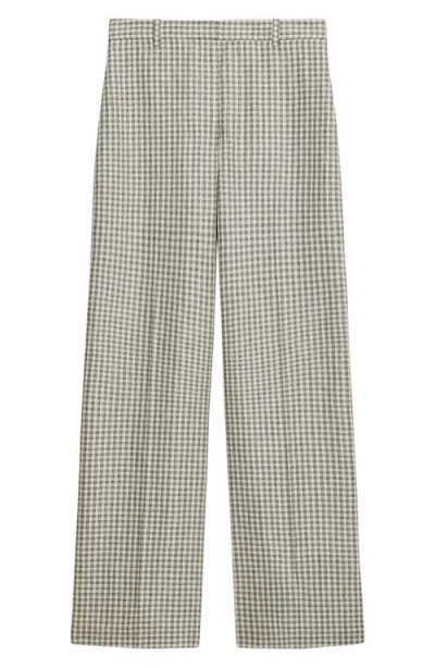 Theory Classic Straight Check Trousers