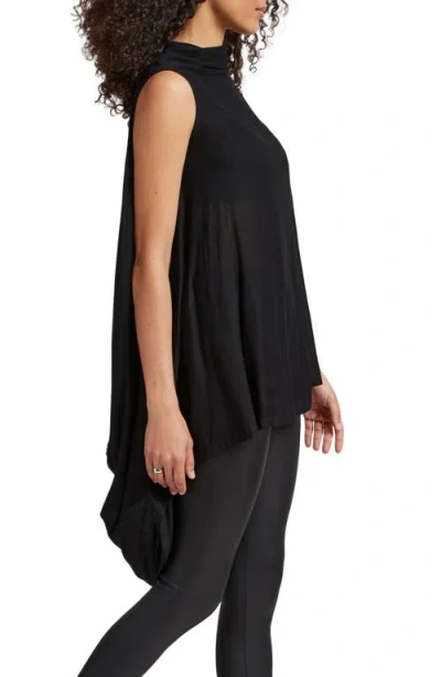 Marcella Ines Drape Sleeveless High-low Tunic Top