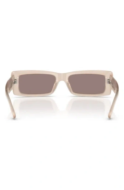 Jimmy Choo Lennon 54mm Polarized Rectangular Sunglasses