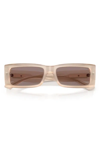 Jimmy Choo Lennon 54mm Polarized Rectangular Sunglasses
