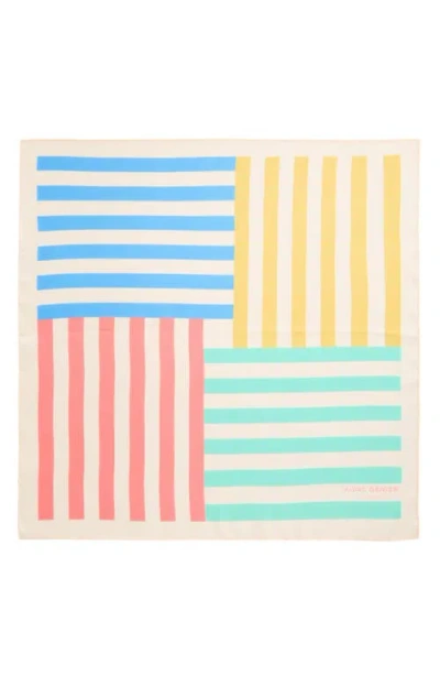 Kurt Geiger London Mixed Stripe Silk Bandana