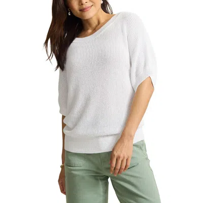 Tommy Bahama Zandra Short Sleeve Linen Blend Sweater