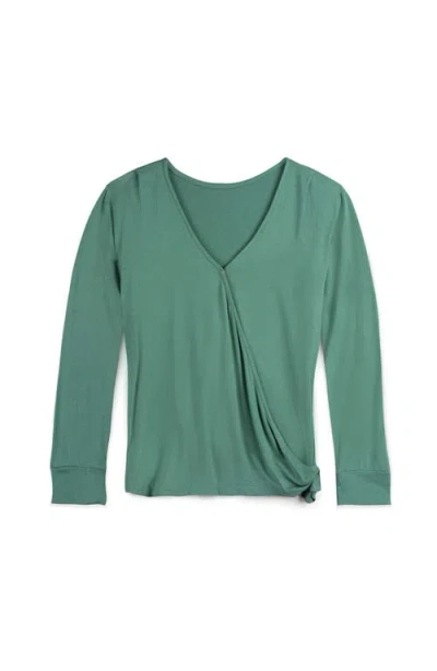 Of An Origin Nursing & Maternity Everywhere Long-sleeve Wrap Blouse