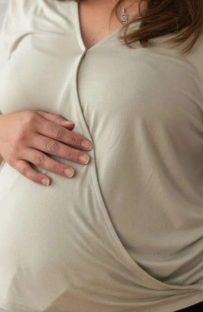 Of An Origin Nursing & Maternity Everywhere Long-sleeve Wrap Blouse