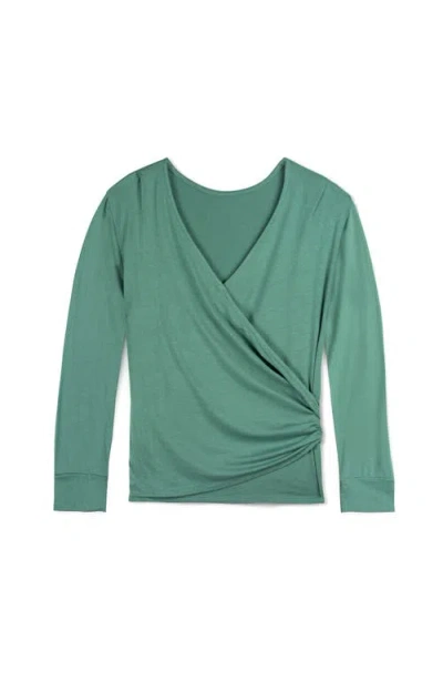 Of An Origin Nursing & Maternity Everywhere Long-sleeve Wrap Blouse
