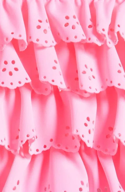 Flapdoodles Kids' Ruffle Eyelet Two-piece Swimsuit