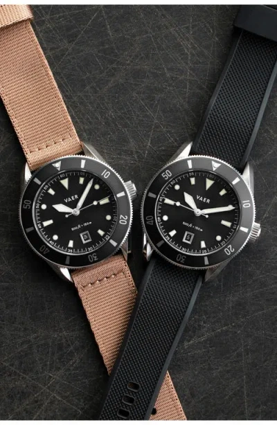 Vaer Ds2 Meridian Navy Solar Watch, 39mm