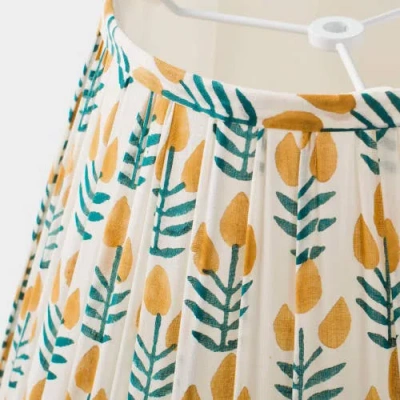 Mela Artisans Meadow Pleated Lamp Shade