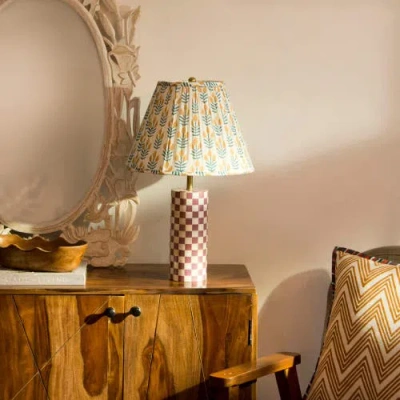 Mela Artisans Meadow Pleated Lamp Shade