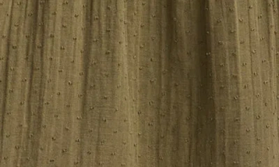 Lucky Brand Clip Dot Cotton Tiered Maxi Dress