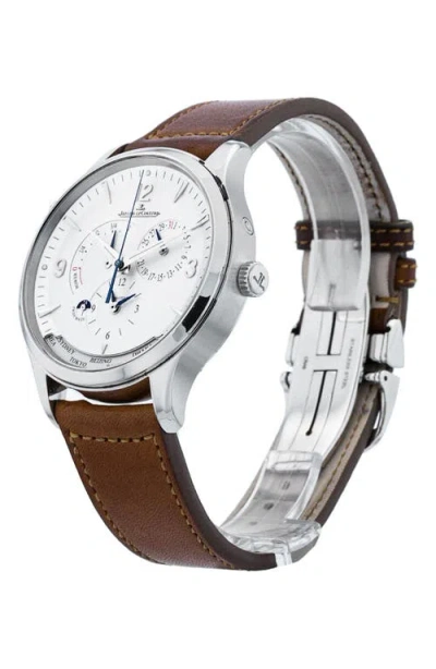 Watchfinder & Co. Jaeger-lecoultre  2022 Master Control Geographic Leather Strap Watch, 40mm