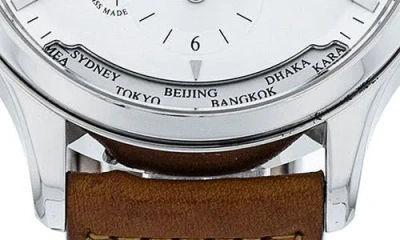 Watchfinder & Co. Jaeger-lecoultre  2022 Master Control Geographic Leather Strap Watch, 40mm