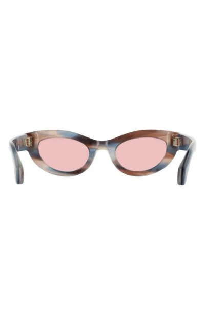 Ferragamo 49mm Small Cat Eye Sunglasses