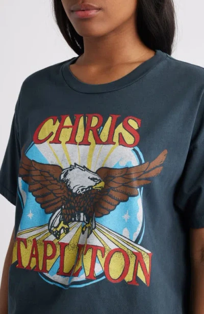 Daydreamer Chris Stapleton Eagle Merch Tee In Vintage Black