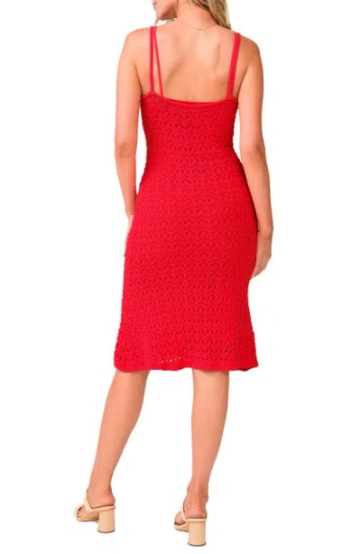 Pq Swim Peggy Sleeveless Crochet Cover-up Dress