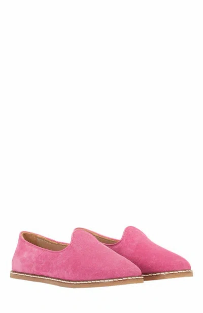 Forever & Always Shoes Istanbul Suede Leather Slip On Flats