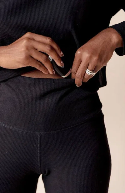 Of An Origin Postpartum, Maternity & Beyond Flex-fit Ribbed Flare Leggings
